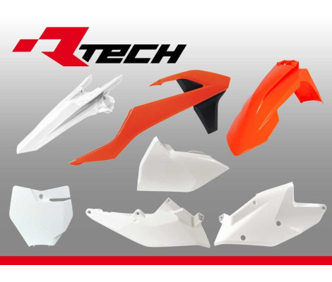 Комплект пластика 6 R-TECH KTM SX/SXF 125-450 16-18 (OEM) Комплект пластика 6 R-TECH KTM SX/SXF 125-450 16-18 (OEM)