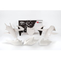 Комплект пластика 6 R-TECH KTM SX/SXF 125-450 16-18 (White)