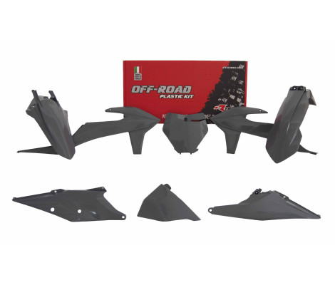 Комплект пластика 6 R-TECH KTM SX/SXF 125-450 2019-2021 (Grey) Комплект пластика 6 R-TECH KTM SX/SXF 125-450 2019-2021 (Grey)