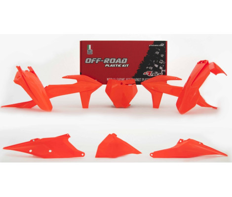 Комплект пластика 6 R-TECH KTM SX/SXF 125-450 2019-2021 (Neon Orange) Комплект пластика 6 R-TECH KTM SX/SXF 125-450 2019-2021 (Neon Orange)