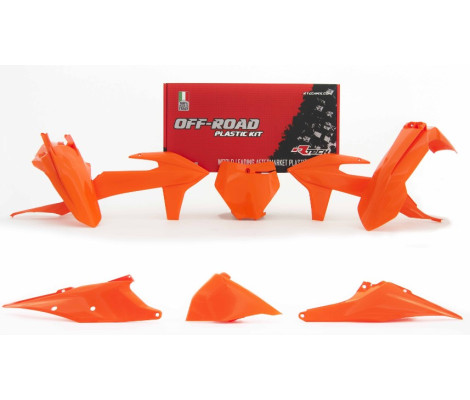 Комплект пластика 6 R-TECH KTM SX/SXF 125-450 2019-2021 (Orange) Комплект пластика 6 R-TECH KTM SX/SXF 125-450 2019-2021 (Orange)