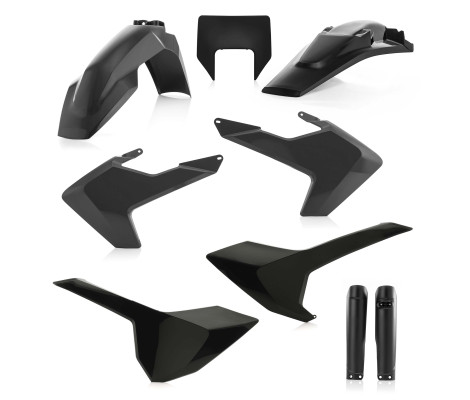 Комплект пластика 7 ACERBIS HUSQ FE/TE 125-500 17-19 (Black) Комплект пластика 7 ACERBIS HUSQ FE/TE 125-500 17-19 (Black)