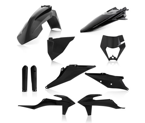 Комплект пластика 7 ACERBIS KTM EXC/EXCF 125-500 20-21 (Black) Комплект пластика 7 ACERBIS KTM EXC/EXCF 125-500 20-21 (Black)