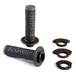 Грипсы X-GRIP BRAAAAP, LOCK-ON (Grey)