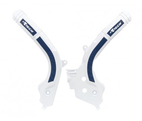 Защита рамы R-TECH HUSQVARNA 2017-2021 (White/Blue)