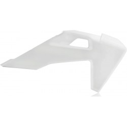 Пластик боковий передній RADIATOR SCOOPS R-TECH HUSQVARNA 2018/23  WHITE