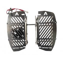 Защита радиатора с вентилятором ARTAFON KTM/HUSQ EXC TE 2T 2017-2018 Carb Защита радиатора с вентилятором ARTAFON KTM/HUSQ EXC TE 2T 2017-2018 Carb
