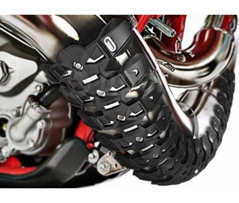 Защита резонатора Polisport Armadillo Pipe Guard (Black)