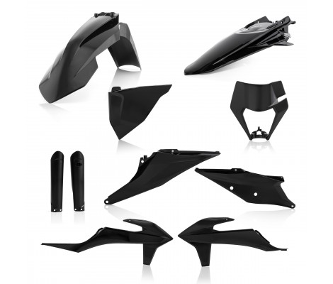 Комплект пластика 7 ACERBIS KTM EXC/EXCF 125-500 20-21 (Black) Комплект пластика 7 ACERBIS KTM EXC/EXCF 125-500 20-21 (Black)