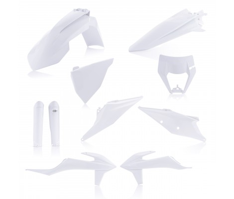 Комплект пластика 7 ACERBIS KTM EXC/EXCF 125-500 20-21 (White2) Комплект пластика 7 ACERBIS KTM EXC/EXCF 125-500 20-21 (White2)