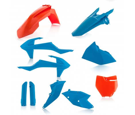 Комплект пластика 7 ACERBIS KTM SX/SXF 125-450 16-18 (Orange/Blue) Комплект пластика 7 ACERBIS KTM SX/SXF 125-450 16-18 (Orange/Blue)