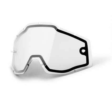 Линза к очкам 100% RACECRAFT/ACCURI/STRATA Dual Replacement Lens - Clear Линза к очкам 100% RACECRAFT/ACCURI/STRATA Dual Replacement Lens - Clear