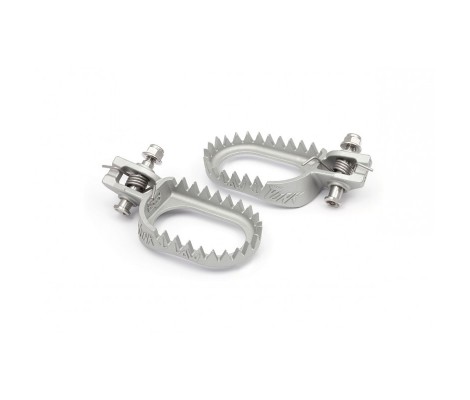 Подножки S3 PUNK LOW/BACK FOOTREST SILVER  KTM + HQVA 2017 TILL NOW