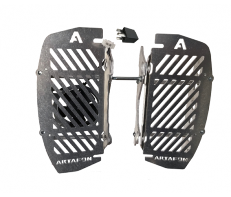 Захист радіатора з вентилятором ARTAFON KTM/HUSQ 2017-2019 2T TPI/4T 