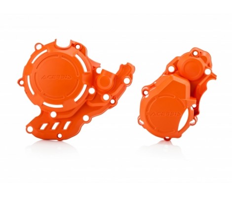 Комплект захисту кришок двигуна ACERBIS KTM EXC-F/XCF-W 18-23 HUSQ FE 17-23 GAS ECF 22-23 (Orange)