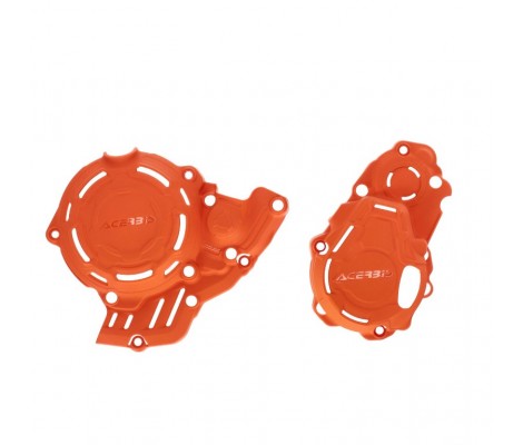 Комплект захисту кришок двигуна ACERBIS KTM SX-F/XC-F HUSQ FC/FX 250/350 23-26 (Orange)