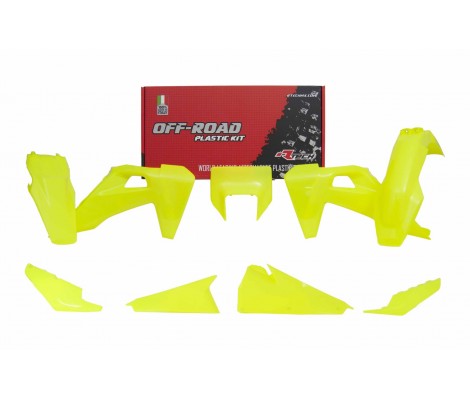 Комплект пластика 6 R-TECH Husqvarna TE/FE 150-501 2020 (Neon Yellow)