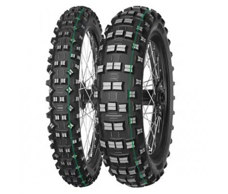 Шина Передняя MITAS TERRA FORCE-EF 90/90-21 SUPER LIGHT (зеленая полоса)