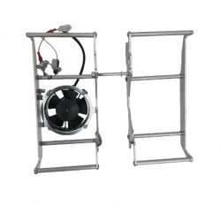 Захист радіатора з вентилятором ARTAFON KTM/HUSQ EXC TE 2T 2017-2019 Carb