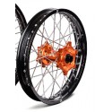 Колесо заднє в зборі X-GRIP Single wheel black-orange, V2 18" x 2,15" (rear)