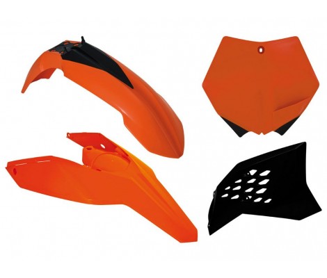 Комплект пластика 4 R-TECH KTM EXC(F) 08-11 SX(F) 07-10 (OEM)