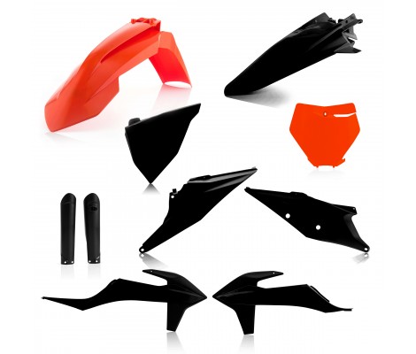 Комплект пластика 7 ACERBIS KTM SX/SXF/XC/XCF 125-450 19-22 (Black/Orange)