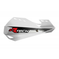 Кроссовая Защита рук R-TECH DUAL с креплением (White)