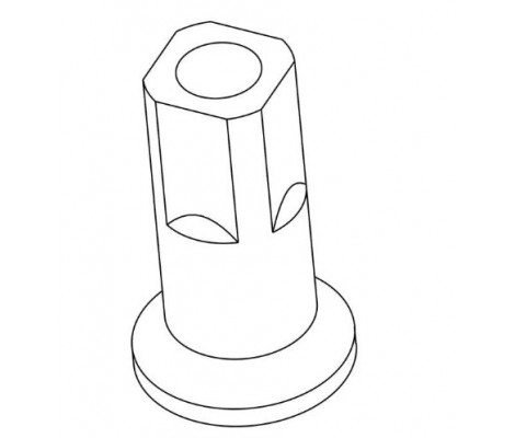 Ниппеля для спиц заднего колеса  размер 8Gx.325-6PCS