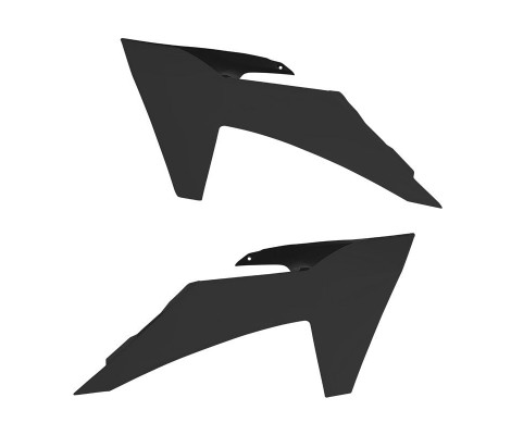 Пластик боковий передній RADIATOR SCOOPS R-TECH KTM SX/F 23-25 EXC/F 24-25 BLACK