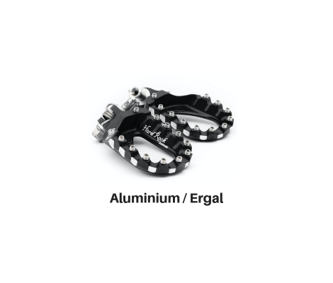 Подножки алюминиевые S3 Enduro Hard Rock KTM/HUSQ/GASGAS/BETA/YAMAHA (BLACK)