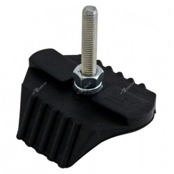 Замок обода (буксатор) RIM LOCK ALUMINUM / RUBBER 2.50' BLACK