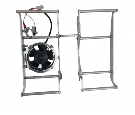 Захист радіатора з вентилятором ARTAFON KTM/HUSQ EXC TE 2T 2017-2019 Carb