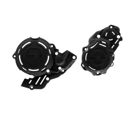 Комплект захисту кришок двигуна ACERBIS KTM EXC-F HUSQ FE GAS EC 250/350 24-26 (Black)