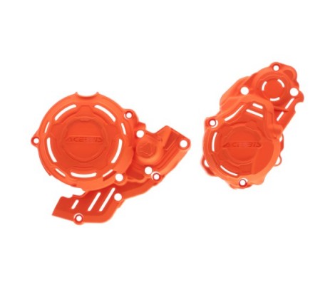 Комплект захисту кришок двигуна ACERBIS KTM EXC-F HUSQ FE GAS EC 250/350 24-26 (Orange)