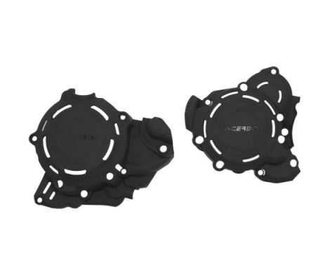 Комплект захисту кришок двигуна ACERBIS KTM EXC/XC-W HUSQ TE 250/300 24-26 (Black)