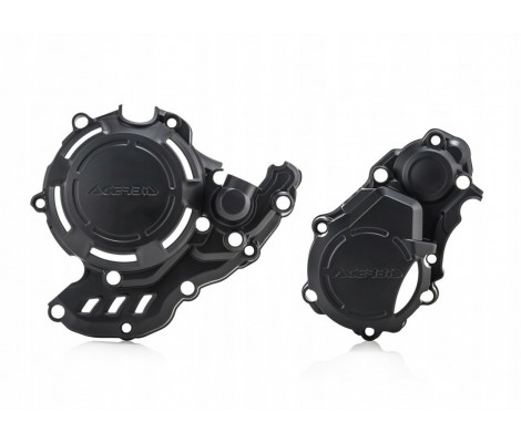 Комплект захисту кришок двигуна ACERBIS KTM SX-F/XC-F 16-22 HUSQ FC/FX 16-22 GAS EX/MC 21-23 (Black)
