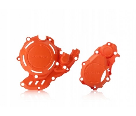 Комплект захисту кришок двигуна ACERBIS KTM SX-F/XC-F 16-22 HUSQ FC/FX 16-22 GAS EX/MC 21-23(Orange)