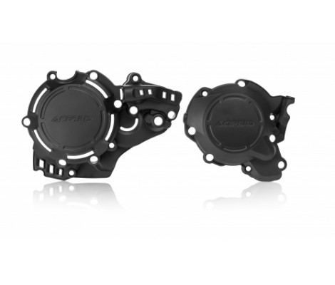 Комплект захисту кришок двигуна ACERBIS KTM/HUSQ 2T 250/300 17-19 (Black)