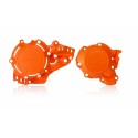 Комплект захисту кришок двигуна ACERBIS KTM/HUSQ 2T 250/300 17-19 (Orange)