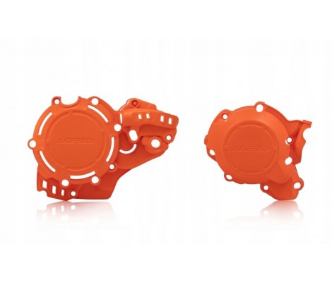 Комплект захисту кришок двигуна ACERBIS KTM/HUSQ 2T 250/300 20-23 GAS EX/MC 21-23 (Orange)