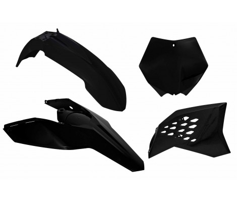 Комплект пластика 4 R-TECH KTM EXC(F) 08-11 SX(F) 07-10 (Black)