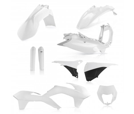 Комплект пластика 7 ACERBIS KTM EXC(F) 125-525 2016 (White)