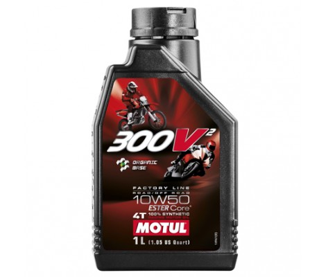 Масло моторное 300V2 4T FACTORY LINE ROAD/OFF ROAD SAE 10W50 (1L)