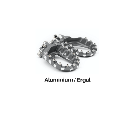 Подножки алюминиевые S3 Enduro Hard Rock KTM/HUSQ/GASGAS/BETA/YAMAHA (TITANE)