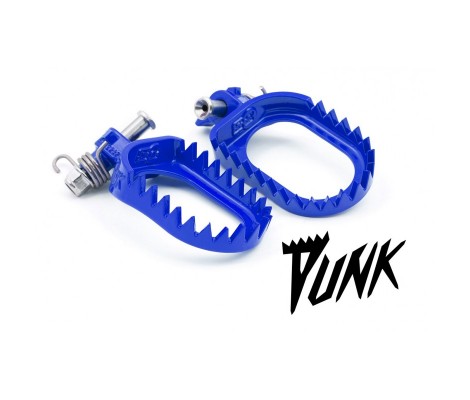 Подножки стальные синие PUNK S3 BLUE KTM/HUSQWARNA -2016 /BETA RR ENDURO 2020 CARBON STEEL