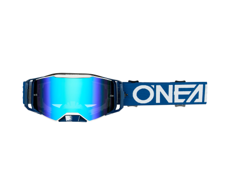 B-55 Goggle CRAM V.25 blue/white - radium blue