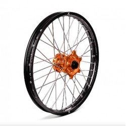 Колесо переднє в зборі Single wheel front 21" x 1,6" X-GRIPl KTM Husqvarna GASGAS black-orange