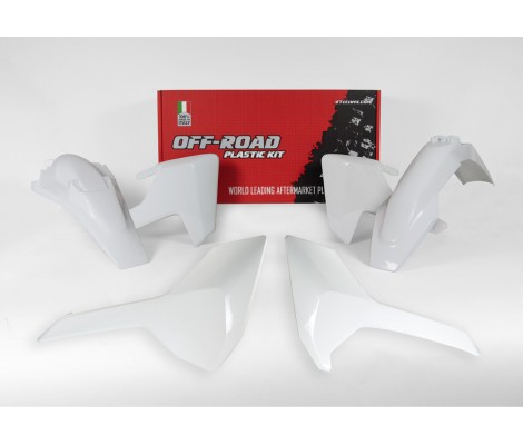 Комплект пластика 5 R-TECH Husqvarna TE/FE 150-501 TX 125-150 17-19 (White)