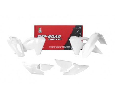 Комплект пластика 6 R-TECH HUSQVARNA TE/FE 24-26 WHITE