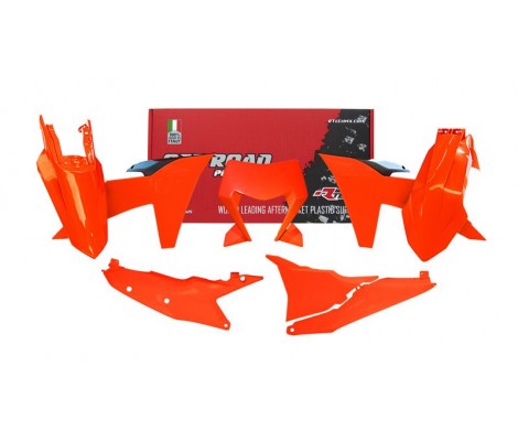 Комплект пластика 6 R-TECH KTM EXC/EXC-F/XC-W/XCF-W 24-26 NEON ORANGE